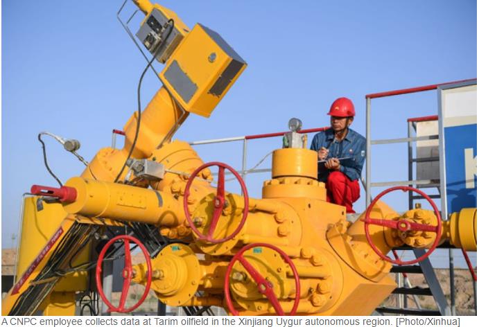 Chinas Tarim oilfield registers 30m-ton oil & gas output Chinas Tarim oilfield registers 30m-ton oil & gas output